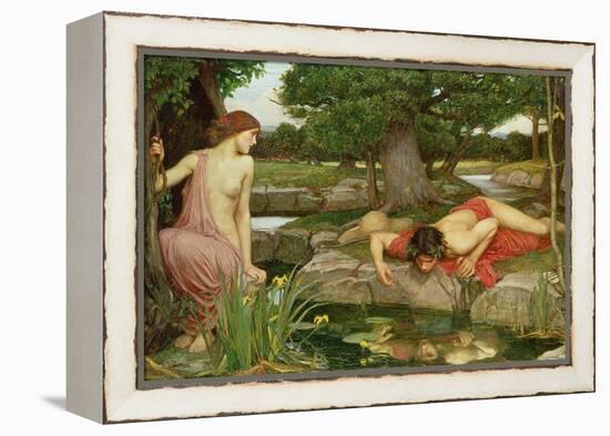 Echo and Narcissus, 1903-John William Waterhouse-Framed Premier Image Canvas