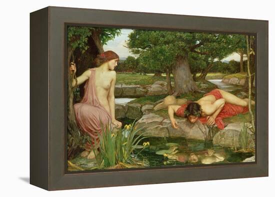 Echo and Narcissus, 1903-John William Waterhouse-Framed Premier Image Canvas