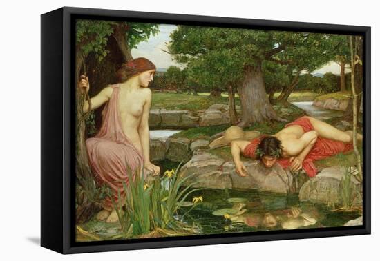 Echo and Narcissus, 1903-John William Waterhouse-Framed Premier Image Canvas