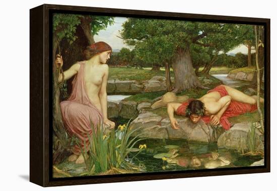 Echo and Narcissus, 1903-John William Waterhouse-Framed Premier Image Canvas