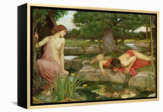 Echo and Narcissus, 1903-John William Waterhouse-Framed Premier Image Canvas