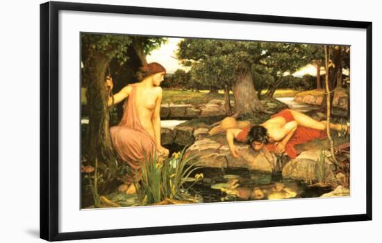 Echo and Narcissus, c.1903-John William Waterhouse-Framed Art Print