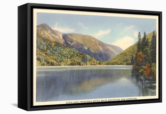 Echo Lake, Franconia Notch, New Hampshire-null-Framed Stretched Canvas