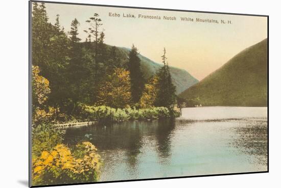 Echo Lake, Franconia Notch, New Hampshire-null-Mounted Art Print