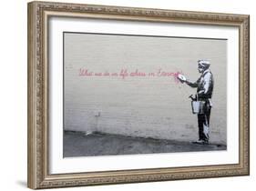 Echoes-Banksy-Framed Giclee Print