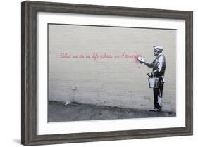 Echoes-Banksy-Framed Giclee Print