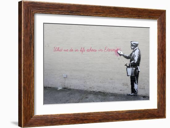 Echoes-Banksy-Framed Giclee Print