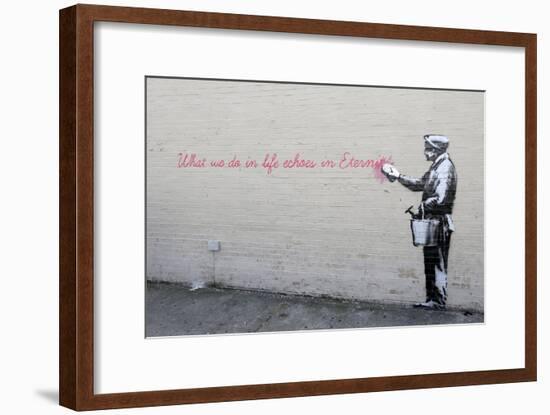 Echoes-Banksy-Framed Giclee Print