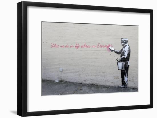 Echoes-Banksy-Framed Giclee Print