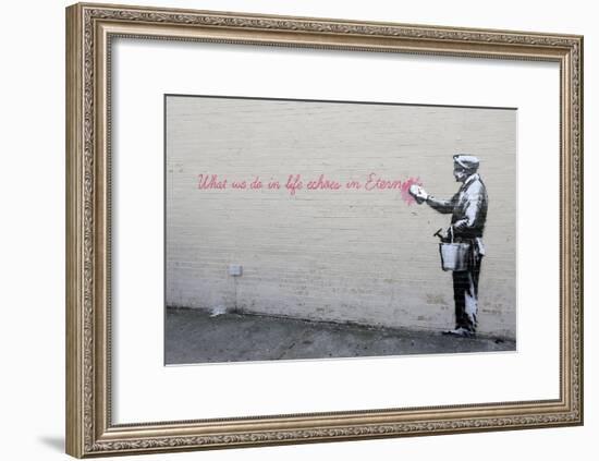 Echoes-Banksy-Framed Giclee Print