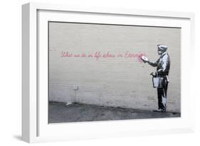 Echoes-Banksy-Framed Giclee Print