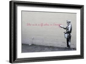 Echoes-Banksy-Framed Giclee Print
