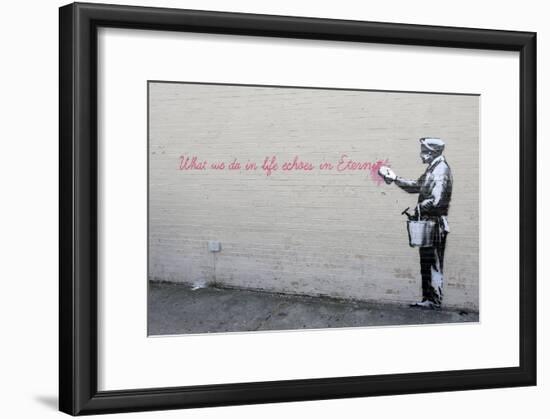 Echoes-Banksy-Framed Giclee Print