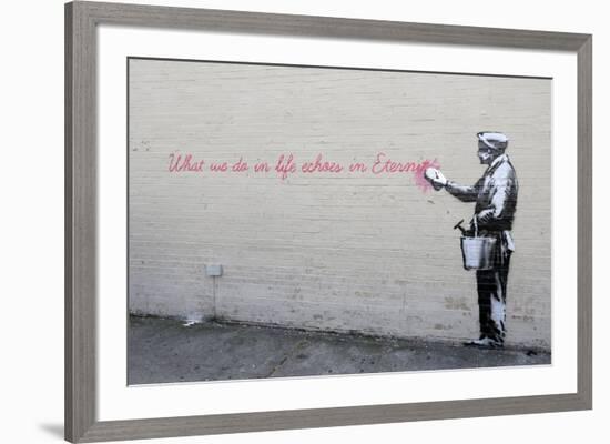 Echoes-Banksy-Framed Giclee Print