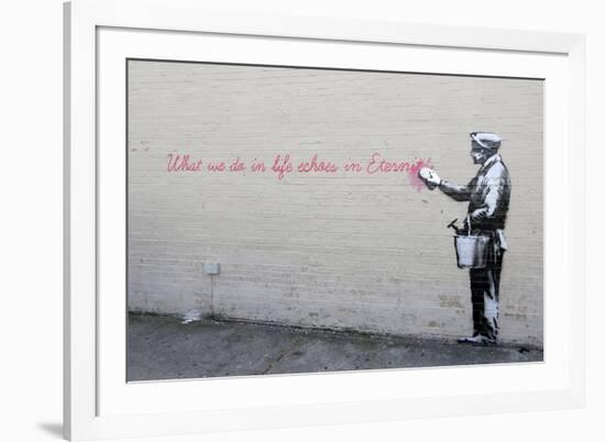 Echoes-Banksy-Framed Giclee Print