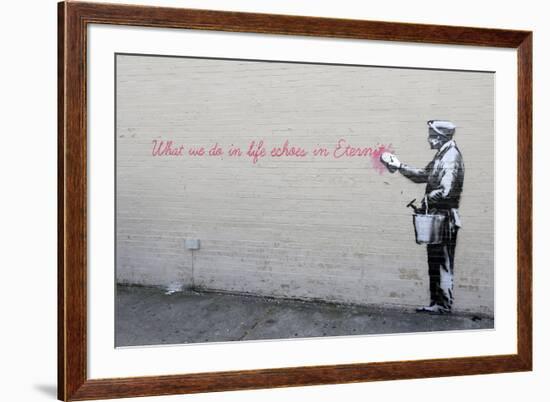 Echoes-Banksy-Framed Giclee Print