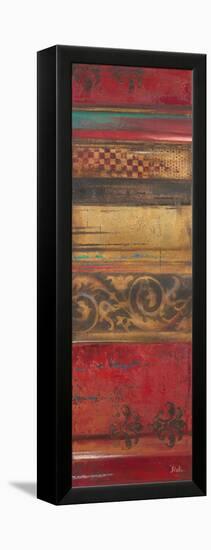 Eclecticism on Red-Patricia Pinto-Framed Stretched Canvas