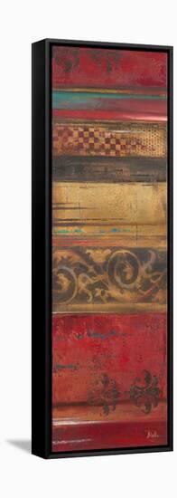 Eclecticism on Red-Patricia Pinto-Framed Stretched Canvas