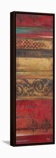 Eclecticism on Red-Patricia Pinto-Framed Stretched Canvas