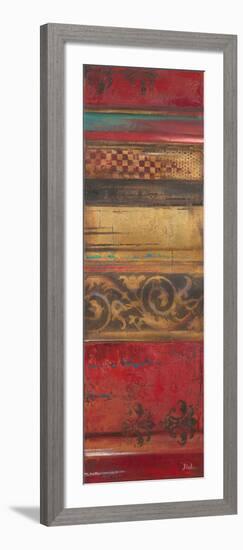 Eclecticism on Red-Patricia Pinto-Framed Art Print