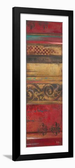 Eclecticism on Red-Patricia Pinto-Framed Art Print