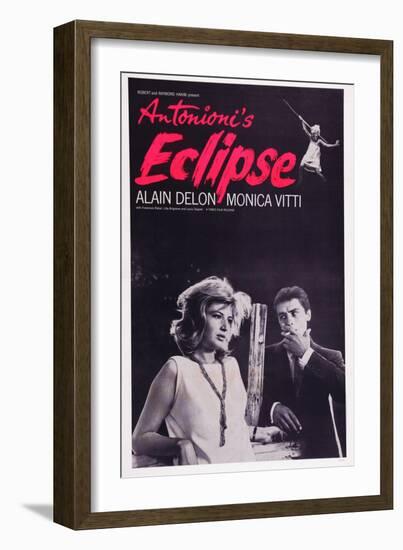 Eclipse, (aka L'Eclisse), Monica Vitti, Alain Delon, 1962-null-Framed Premium Giclee Print