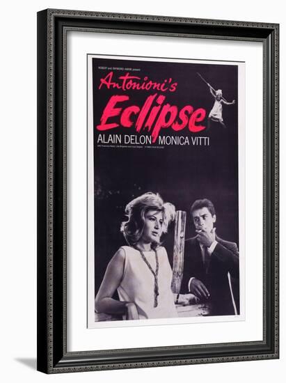 Eclipse, (aka L'Eclisse), Monica Vitti, Alain Delon, 1962-null-Framed Premium Giclee Print