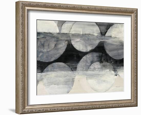 Eclipse Neutral Horizontal Crop-Albena Hristova-Framed Art Print