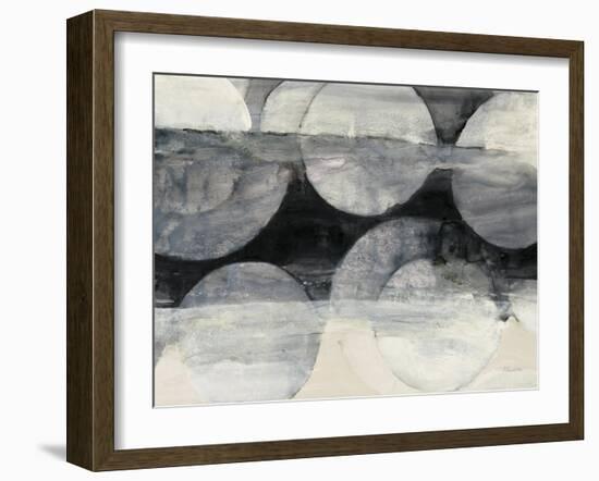 Eclipse Neutral Horizontal Crop-Albena Hristova-Framed Art Print