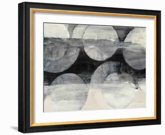 Eclipse Neutral Horizontal Crop-Albena Hristova-Framed Art Print