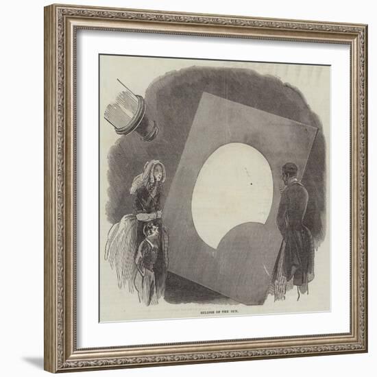 Eclipse of the Sun-null-Framed Giclee Print
