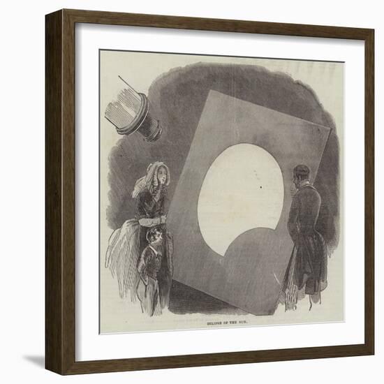 Eclipse of the Sun-null-Framed Giclee Print