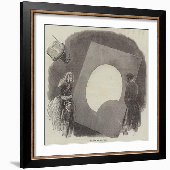 Eclipse of the Sun-null-Framed Giclee Print