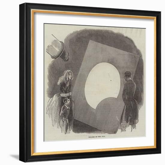 Eclipse of the Sun-null-Framed Giclee Print