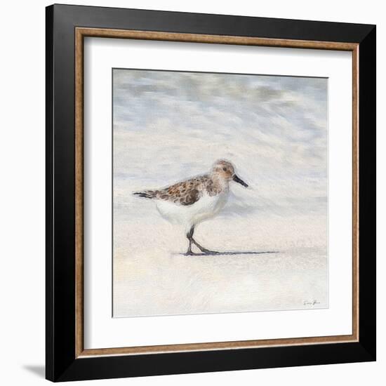 Eclipsed Sandpiper-Denise Brown-Framed Art Print