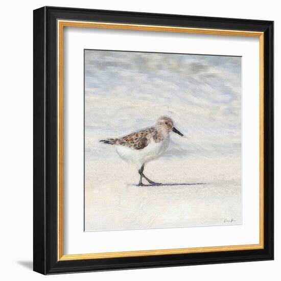 Eclipsed Sandpiper-Denise Brown-Framed Art Print