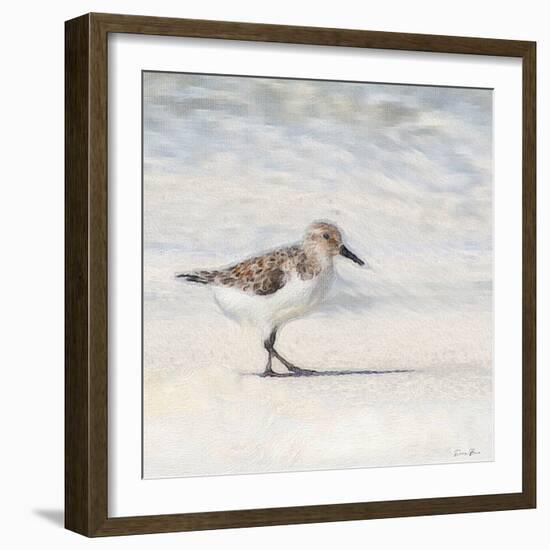 Eclipsed Sandpiper-Denise Brown-Framed Art Print