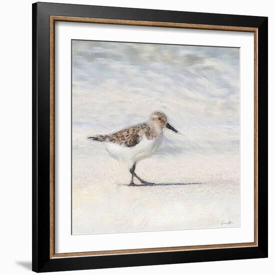 Eclipsed Sandpiper-Denise Brown-Framed Art Print