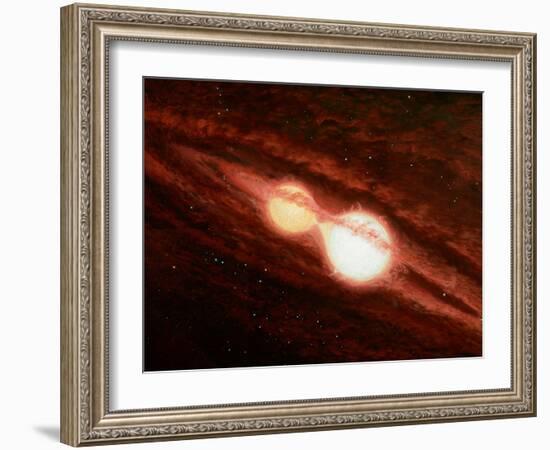 Eclipsing Binary Star System-Chris Butler-Framed Photographic Print