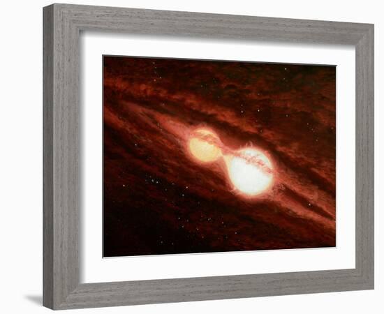 Eclipsing Binary Star System-Chris Butler-Framed Photographic Print