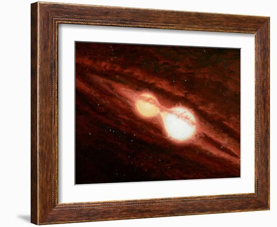 Eclipsing Binary Star System-Chris Butler-Framed Photographic Print