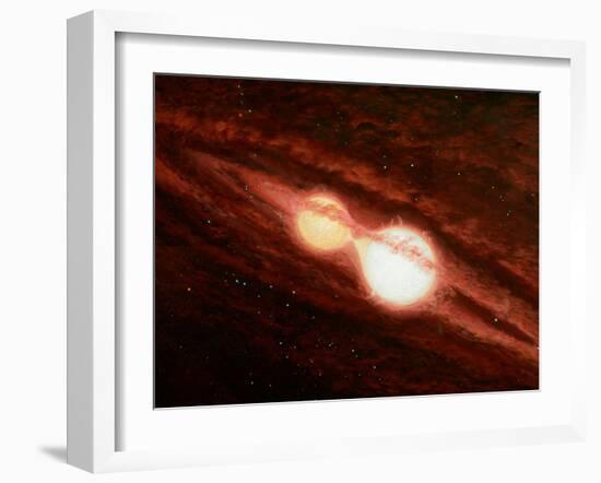 Eclipsing Binary Star System-Chris Butler-Framed Photographic Print