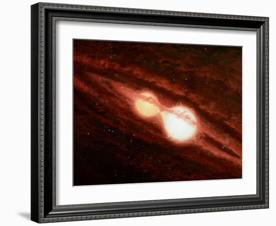 Eclipsing Binary Star System-Chris Butler-Framed Photographic Print