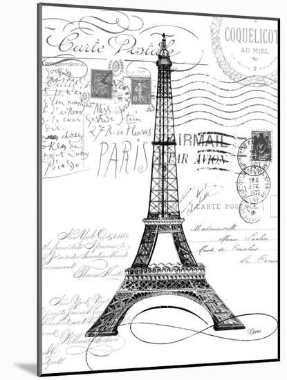 Eco Vintage Paris 1-Carole Stevens-Mounted Art Print