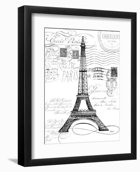 Eco Vintage Paris 1-Carole Stevens-Framed Art Print