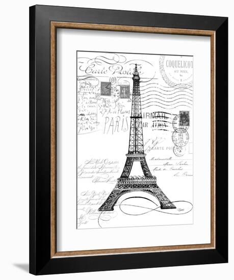 Eco Vintage Paris 1-Carole Stevens-Framed Art Print