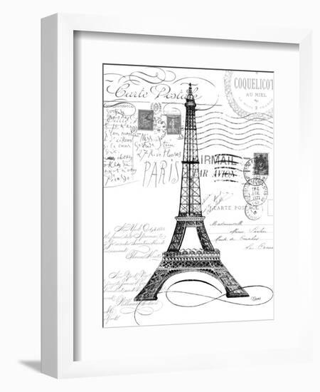 Eco Vintage Paris 1-Carole Stevens-Framed Art Print