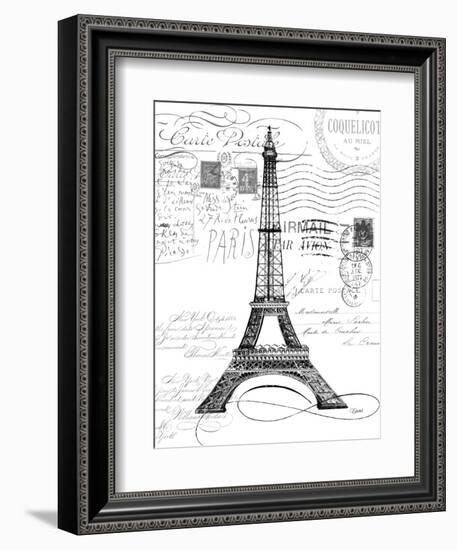 Eco Vintage Paris 1-Carole Stevens-Framed Art Print