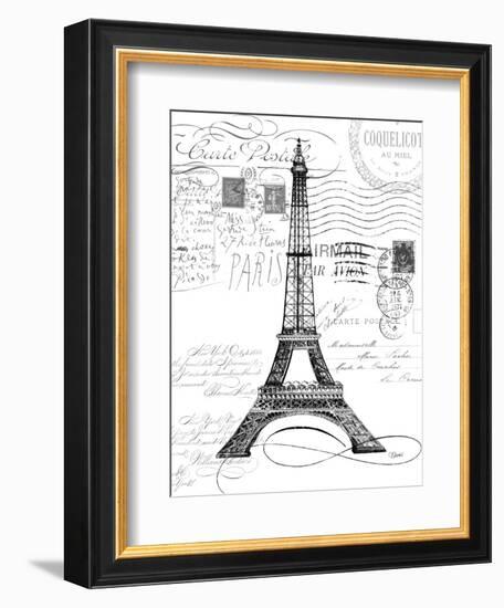 Eco Vintage Paris 1-Carole Stevens-Framed Art Print