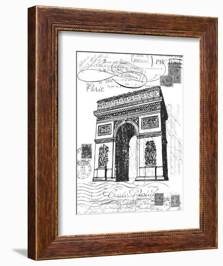 Eco Vintage Paris 2-Carole Stevens-Framed Art Print